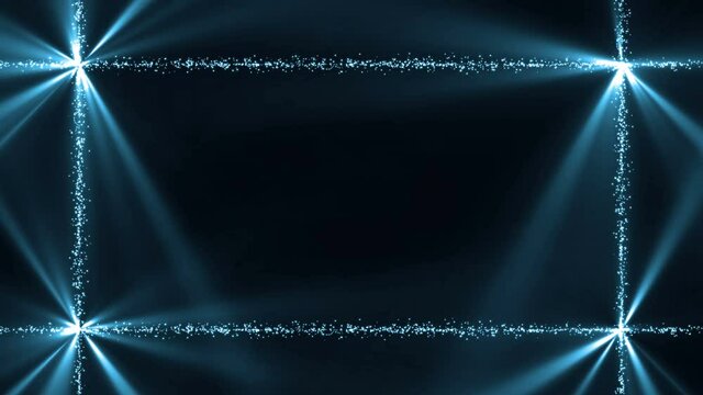 Blue Light Effects Background Loop