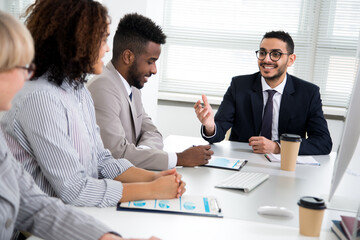 Business people working together in the office