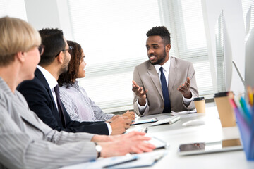 Business people working together in the office