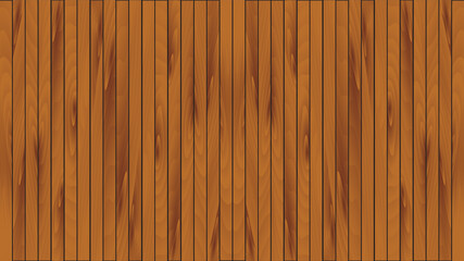 Beautiful luxurious natural wooden brown boards with knots, seams and wood texture. The texture of wooden planked varnished floor, parquet. The background. Vector illustration