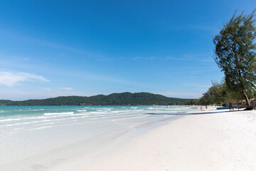 Saracen bay beach, koh rong samloem island, sihanoukville, Cambodia.