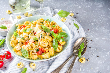 Italian tortellini pasta