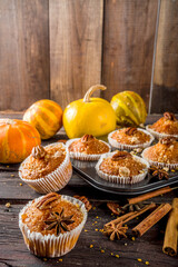 Homemade Autumn Pumpkin Muffins