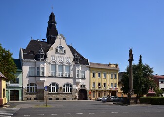 Obraz premium Radnice Chabarovice u Mostu, Chabarovice Town hall