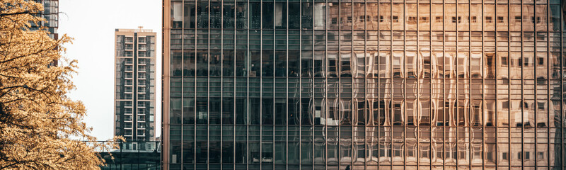 High rise building abstract