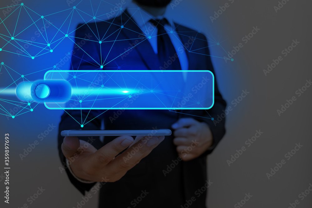 Poster graphics padlock for web data information security application system
