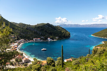 Fototapeta na wymiar bay of village prozurska luka on Mljet islands, Croatia