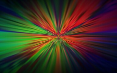 Obraz premium Dark Green, Red vector abstract layout. Colorful abstract illustration with gradient. Completely new design for your business.