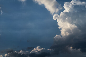 The drama cloudscape before the storm