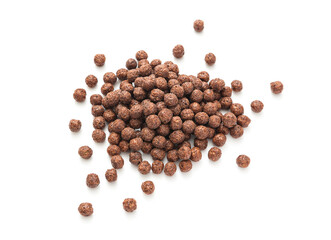Corn cocoa flakes balls