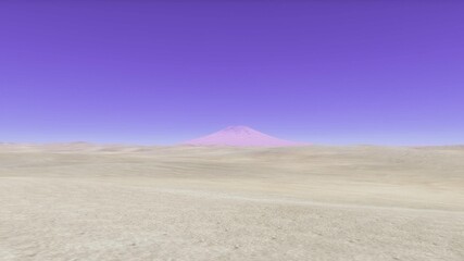 Cosmic landscape, beautiful science fiction wallpaper with endless deep space. 3D render