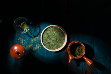 厳かな茶葉（緑茶）