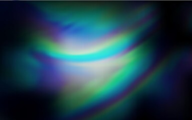 Dark BLUE vector blurred shine abstract background. A completely new colored illustration in blur style. New way of your design.