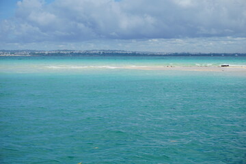 view of the sea from the sea