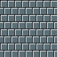Brick wall background vector illustration in pixel art. Old school style Game background.