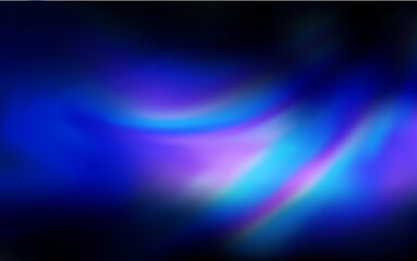 Dark BLUE vector blurred template. Colorful abstract illustration with gradient. New style for your business design.