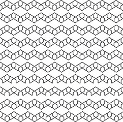 Geometric retro seamless pattern. Vector illustration for your graphic design.