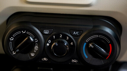 Fototapeta premium Close up the car air conditioner