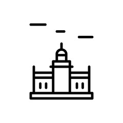 Monument, lighthouse icon. Simple line, outline vector elements of pharos icons for ui and ux, website or mobile application