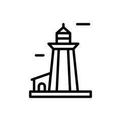 Canadian, lighthouse icon. Simple line, outline vector elements of pharos icons for ui and ux, website or mobile application