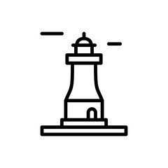 Russian, lighthouse icon. Simple line, outline vector elements of pharos icons for ui and ux, website or mobile application