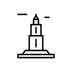 Icelandic, lighthouse icon. Simple line, outline vector elements of pharos icons for ui and ux, website or mobile application