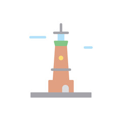 German, lighthouse icon. Simple color vector elements of pharos icons for ui and ux, website or mobile application
