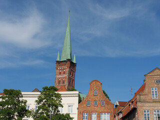 Die Hansestadt Lübeck an der Ostsee