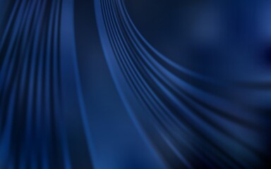 Fototapeta premium Dark BLUE vector layout with bent lines. A sample with colorful lines, shapes. Abstract design for your web site.
