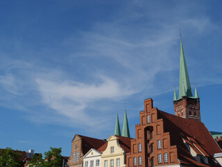 Die Hansestadt Lübeck an der Ostsee