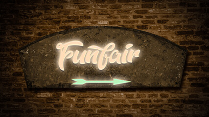 Street Sign to Funfair