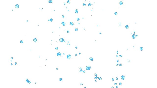 水2_アニメ風パーティクル
画面一杯にアニメ風の水が舞落ちる。
上下反転して炭酸の泡の表現にも。