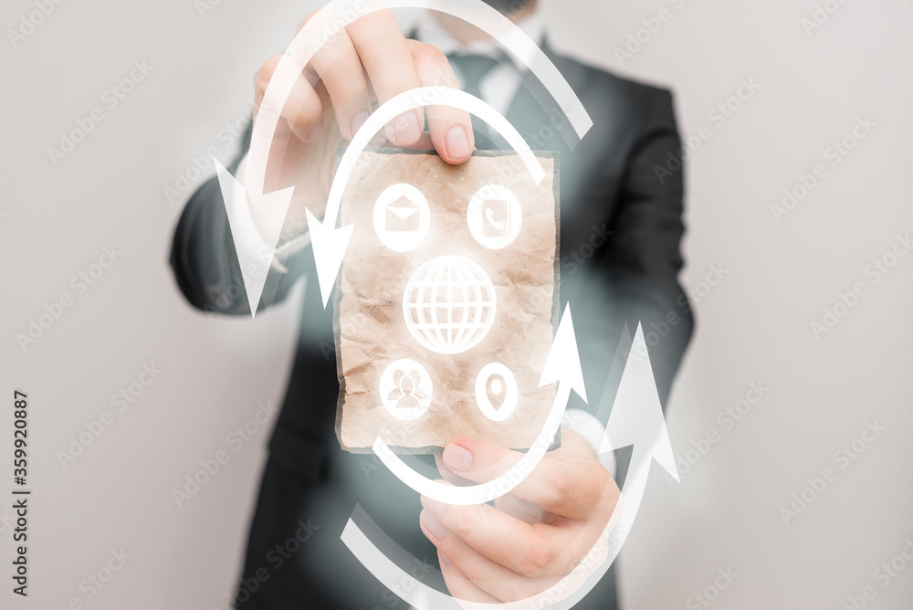 Poster web search digital information futuristic technology network connection