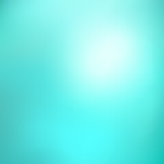 Abstract teal background. Blurred turquoise water with light backdrop. Vector illustration for your graphic design, banner, summer poster