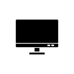 Monitor icon, desktop icon. Design vector illustration