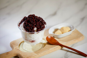 red bean delicious sweet dessert
