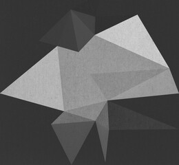 abstract black and white triangle background