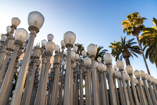 Public Art "Urban Light" in Los Angeles