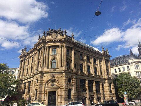 Old Munich Stock Exchange on Lenbachplatz