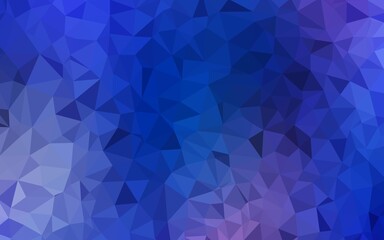 Light BLUE vector polygonal template. Colorful illustration in polygonal style with gradient. Textured pattern for your backgrounds.