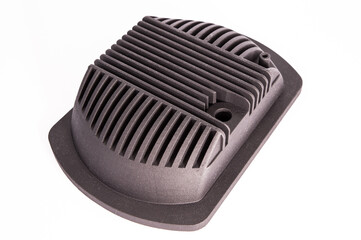 Commercial brand new 3D printed technology creating products for the automotive industry cheap strong plastic for old car parts rear headlamp cover for retro vintage vehicle isolated white background