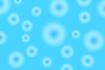 abstract blue background atoms