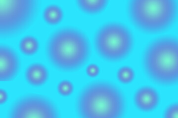 abstract blue background green bubbles