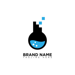 Pixel Lab Logo Design Template