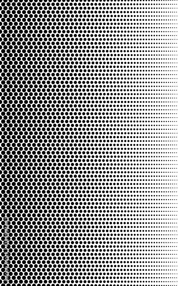 Poster fade dot. gradient halftone. background dots. point texture. overlay effect. gradation transition. h