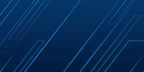 Fototapeta premium Blue smooth wave 3d template presentation background. Vector illustration design for presentation, banner, cover, web, flyer, card, poster, wallpaper, texture, slide, magazine, and powerpoint.