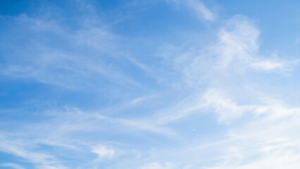 Blue sky with cloud bright ,Eyes are comfortable to look, Vacationing in the summer at Phuket Thailand.