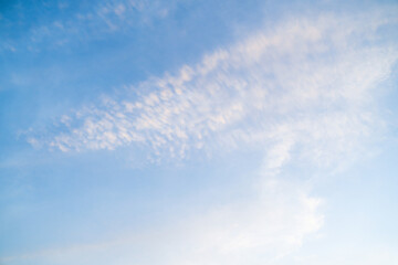 Fototapeta premium Blue sky with cloud bright at. Border, Thailand - Malaysia