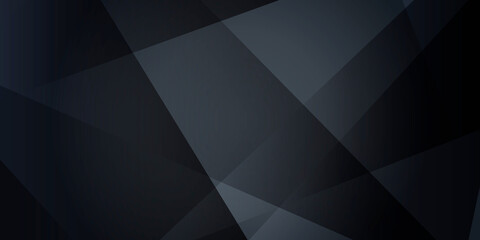 Obraz premium Modern dark black abstract polygonal presentation background. Vector illustration design for presentation, banner, cover, web, flyer, card, poster, wallpaper, texture, slide, magazine, and powerpoint.