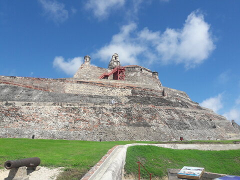 Castillo de San Felipe de Barajas Castle in Cartagena Colombia